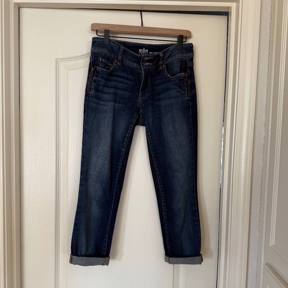 New York & Co. curvy cropped boyfriend jean